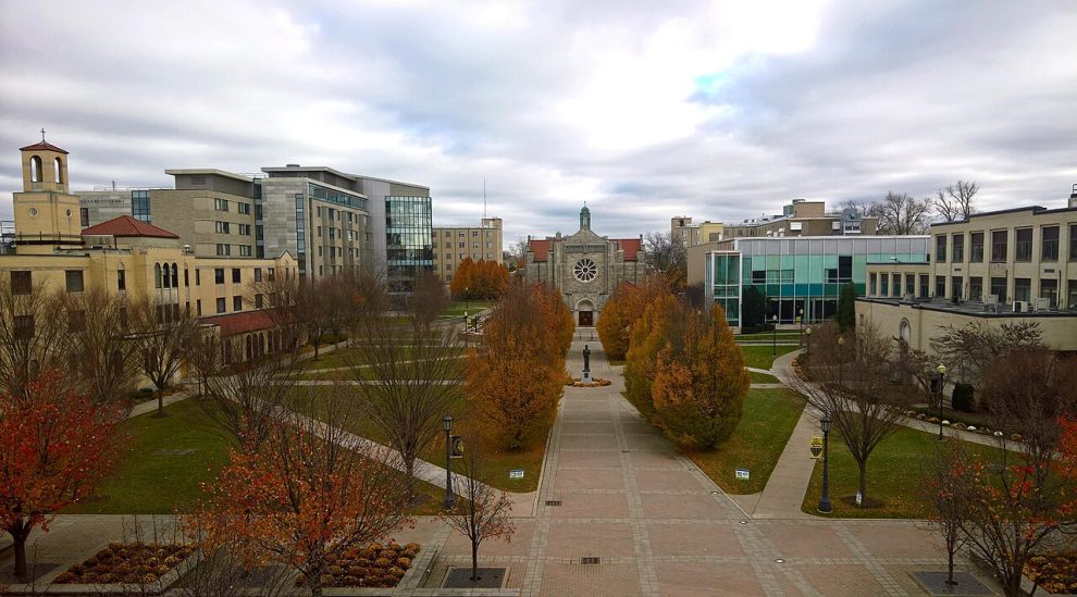 The quad of Canisius University in Buffalo, N.Y.