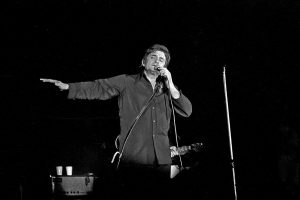 Johnny Cash performs in Bremen in 1972