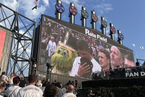 Pope Hat Night at White Sox game