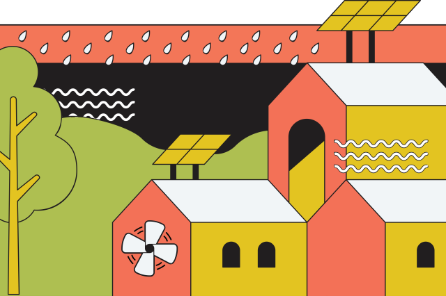 Resilience hub line art