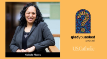 Nichole Flores appears on the Glad You Asked podcast