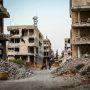 Destruction of war in Syria