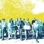 Elder activists at protest, posterized art