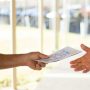 Person handing out fliers