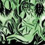 Eve and the serpent in the garden of Eden