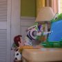 Buzz Lightyear, Woody, and Lilypad in Toy Story 5